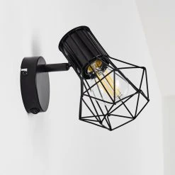 Hofstein Bardhaman Wandleuchte Schwarz, 1-flammig -Wandleuchten Verkauf bardhaman wandleuchte h3324509 19