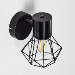 Hofstein Bardhaman Wandleuchte Schwarz, 1-flammig -Wandleuchten Verkauf bardhaman wandleuchte h3324509 5