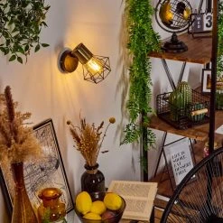 Hofstein Bardhaman Wandleuchte Messing, Schwarz, 1-flammig -Wandleuchten Verkauf bardhaman wandleuchte h3579398 6