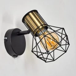 Hofstein Bardhaman Wandleuchte Messing, Schwarz, 1-flammig -Wandleuchten Verkauf bardhaman wandleuchte h3579398 7