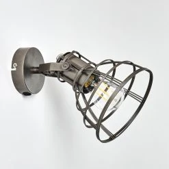 Hofstein Bareilly Wandleuchte Grau, 1-flammig -Wandleuchten Verkauf bareilly wandleuchte h3325025 17