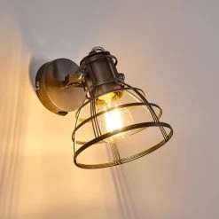 Hofstein Bareilly Wandleuchte Grau, 1-flammig -Wandleuchten Verkauf bareilly wandleuchte h3325025 18