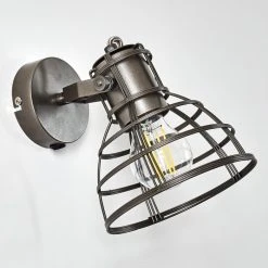 Hofstein Bareilly Wandleuchte Grau, 1-flammig -Wandleuchten Verkauf bareilly wandleuchte h3325025 3