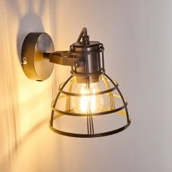 Hofstein Bareilly Wandleuchte Grau, 1-flammig -Wandleuchten Verkauf bareilly wandleuchte h3325025 5