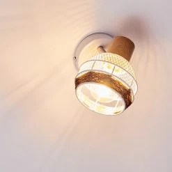 Hofstein Bariloche Wandleuchte Chrom, Weiß, 1-flammig -Wandleuchten Verkauf bariloche wandleuchte h3322499 14