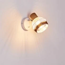 Hofstein Bariloche Wandleuchte Chrom, Weiß, 1-flammig -Wandleuchten Verkauf bariloche wandleuchte h3322499 6