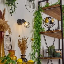 Hofstein Baripada Wandleuchte Chrom, Anthrazit, 1-flammig -Wandleuchten Verkauf baripada wandleuchte h3388181 8