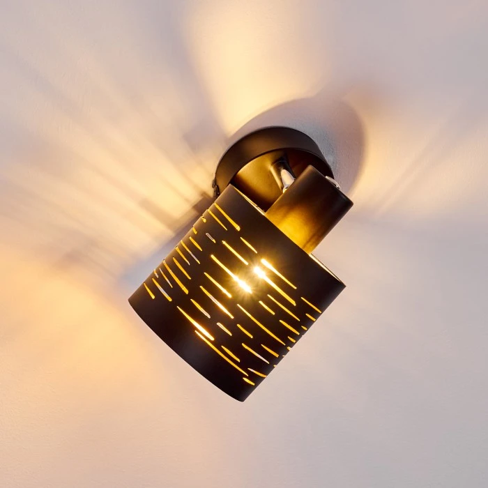 Hofstein Bathinda Wandleuchte Schwarz, 1-flammig 17 Hofstein Bathinda Wandleuchte Schwarz, 1-flammig - Image 17