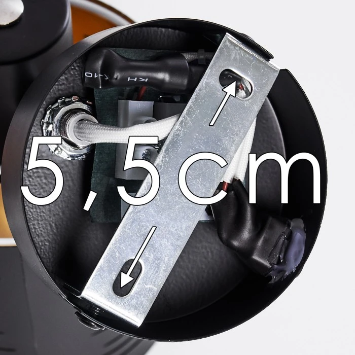 Hofstein Bathinda Wandleuchte Schwarz, 1-flammig 20 Hofstein Bathinda Wandleuchte Schwarz, 1-flammig - Image 20