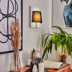 Hofstein Beaverton Wandleuchte LED Weiß, 1-flammig