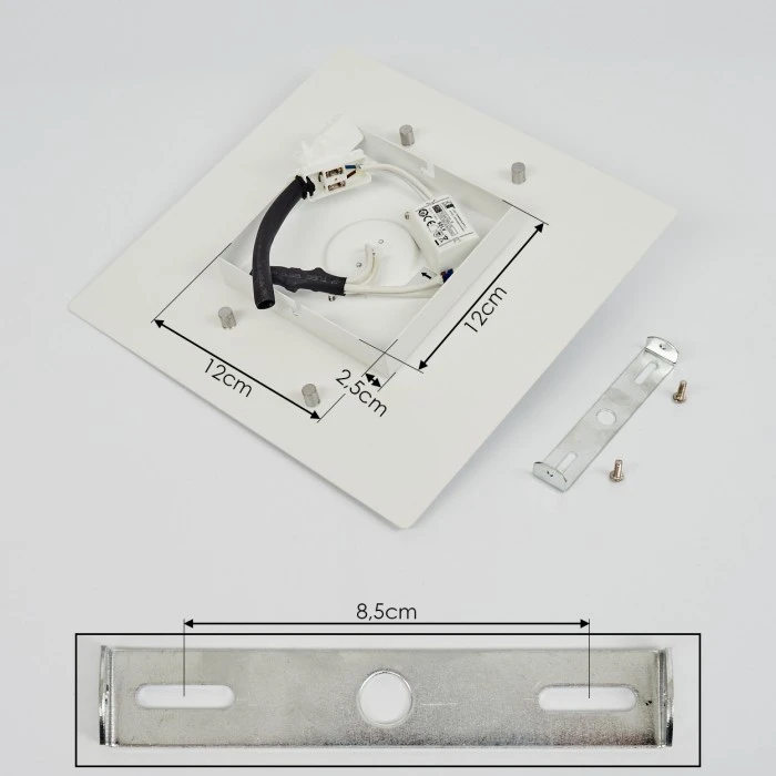 Hofstein Beaverton Wandleuchte LED Weiß, 1-flammig 5 Hofstein Beaverton Wandleuchte LED Weiß, 1-flammig - Image 5