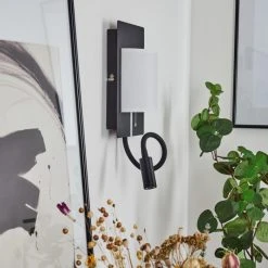 Hofstein Beaverton Wandleuchte LED Schwarz, 2-flammig -Wandleuchten Verkauf beaverton wandleuchte h3560617 11