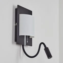 Hofstein Beaverton Wandleuchte LED Schwarz, 2-flammig -Wandleuchten Verkauf beaverton wandleuchte h3560617 7