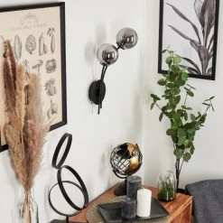 Hofstein Belleoram Wandleuchte LED Schwarz, 2-flammig -Wandleuchten Verkauf belleoram wandleuchte h3575581 1