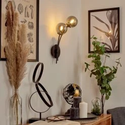 Hofstein Belleoram Wandleuchte LED Schwarz, 2-flammig -Wandleuchten Verkauf belleoram wandleuchte h3575581 10