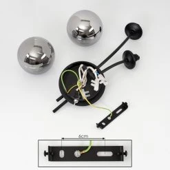 Hofstein Belleoram Wandleuchte LED Schwarz, 2-flammig -Wandleuchten Verkauf belleoram wandleuchte h3575581 4