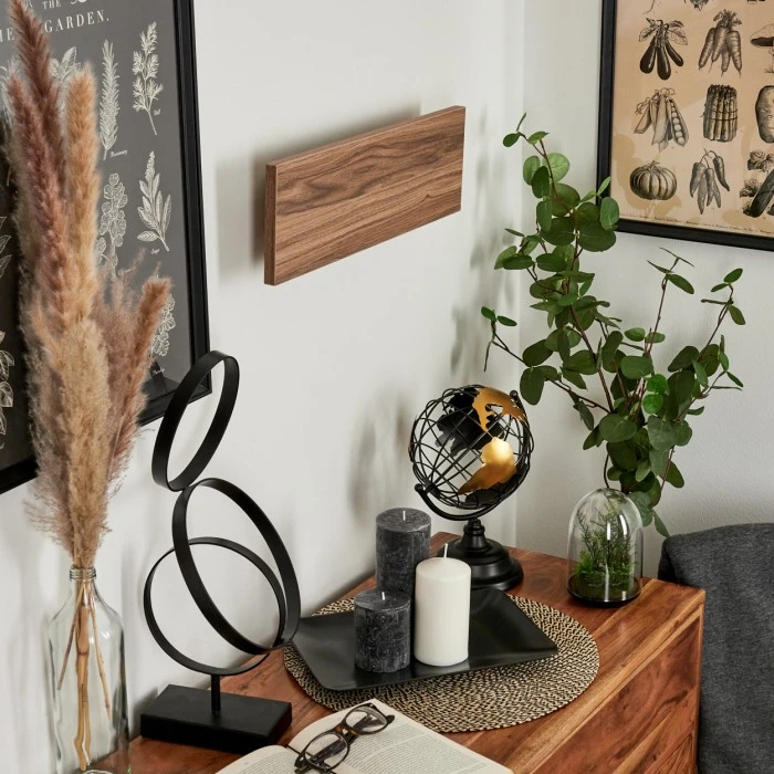 Hofstein Blandford Wandleuchte LED Grau, Naturfarben, 10-flammig 12 Hofstein Blandford Wandleuchte LED Grau, Naturfarben, 10-flammig - Image 12