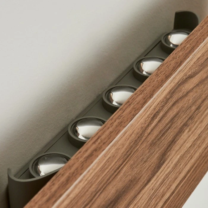 Hofstein Blandford Wandleuchte LED Grau, Naturfarben, 10-flammig 6 Hofstein Blandford Wandleuchte LED Grau, Naturfarben, 10-flammig - Image 6