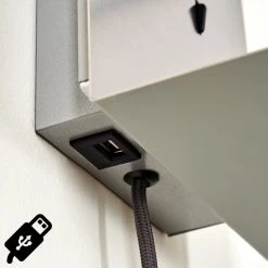 Hofstein Bocozell Wandleuchte Nickel-Matt, 2-flammig -Wandleuchten Verkauf bocozell wandleuchte h3446324 5