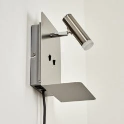 Hofstein Bocozell Wandleuchte Nickel-Matt, 2-flammig -Wandleuchten Verkauf bocozell wandleuchte h3446324 7