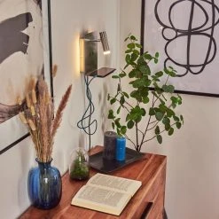 Hofstein Bocozell Wandleuchte Nickel-Matt, 2-flammig -Wandleuchten Verkauf bocozell wandleuchte h3446324 8