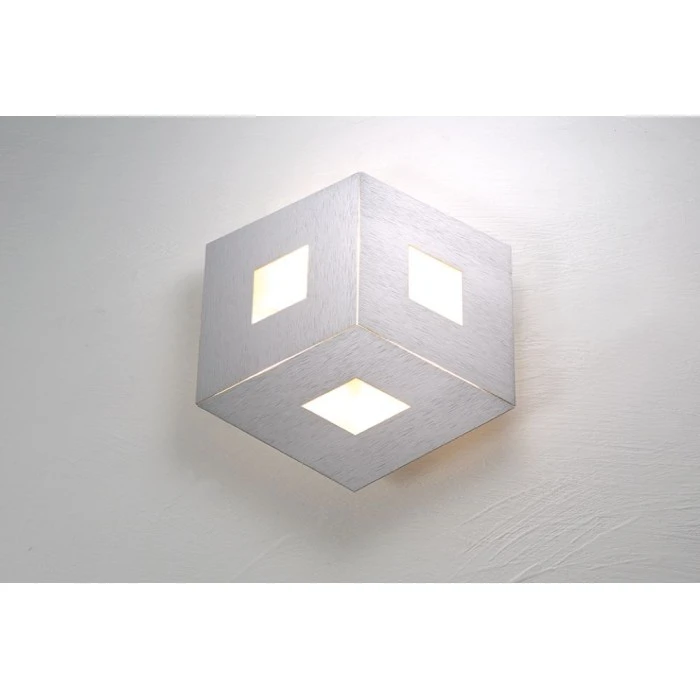 Bopp Leuchten BOX COMFORT Wandleuchte LED Silber, 3-flammig 1 Bopp Leuchten BOX COMFORT Wandleuchte LED Silber, 3-flammig