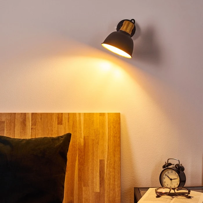 Hofstein Borik Wandleuchte Schwarz, 1-flammig 24 Hofstein Borik Wandleuchte Schwarz, 1-flammig - Image 24