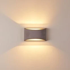 Hofstein Braslo Wandleuchte Grau, 1-flammig -Wandleuchten Verkauf braslo wandleuchte h3387979 6