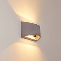 Hofstein Braslo Wandleuchte Grau, 1-flammig -Wandleuchten Verkauf braslo wandleuchte h3387979 9