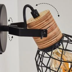 Hofstein Bridgeport Wandleuchte Schwarz, 1-flammig -Wandleuchten Verkauf bridgeport wandleuchte h3566923 2