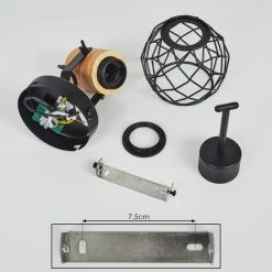 Hofstein Bridgeport Wandleuchte Schwarz, 1-flammig -Wandleuchten Verkauf bridgeport wandleuchte h3566923 4