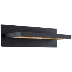 Brilliant Leuchten Brilliant Chaumont Wandleuchte LED Schwarz, 1-flammig -Wandleuchten Verkauf brilliant chaumont wandleuchte g99820 76 6