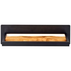 Brilliant Leuchten Brilliant Chaumont Wandleuchte LED Schwarz, 1-flammig -Wandleuchten Verkauf brilliant chaumont wandleuchte g99820 76 7