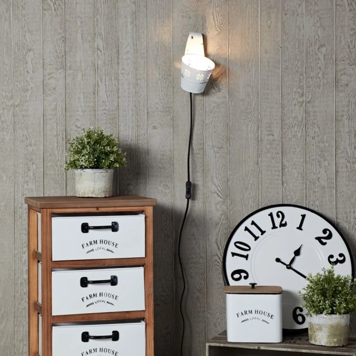 Hofstein Brilliant Flower Ample Wandleuchte Weiß, 1-flammig 2 Hofstein Brilliant Flower Ample Wandleuchte Weiß, 1-flammig - Image 2