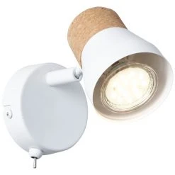 Brilliant Leuchten Brilliant Moka Strahler Weiß, 1-flammig -Wandleuchten Verkauf brilliant moka strahler 75711 75 5