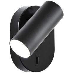 Brilliant Leuchten Brilliant Soeren Wandleuchte LED Schwarz, 1-flammig -Wandleuchten Verkauf brilliant soeren wandleuchte g83010 06 2