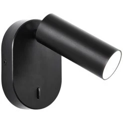 Brilliant Leuchten Brilliant Soeren Wandleuchte LED Schwarz, 1-flammig -Wandleuchten Verkauf brilliant soeren wandleuchte g83010 06 4