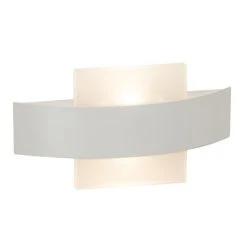 Brilliant Leuchten Brilliant Solution Wandleuchte LED Weiß, 2-flammig