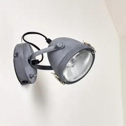 Hofstein Butikon Wandleuchte Grau, 1-flammig -Wandleuchten Verkauf butikon wandleuchte h3300435 do1 20