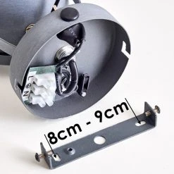 Hofstein Butikon Wandleuchte Grau, 1-flammig -Wandleuchten Verkauf butikon wandleuchte h3300435 do1 21