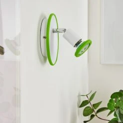 Hofstein Cabri Wandleuchte LED Chrom, Grün, Weiß, 1-flammig 23 Hofstein Cabri Wandleuchte LED Chrom, Grün, Weiß, 1-flammig -Wandleuchten Verkauf cabri wandleuchte h3561164 11