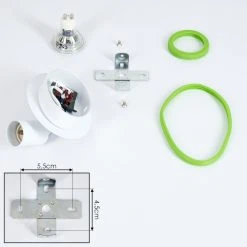 Hofstein Cabri Wandleuchte LED Chrom, Grün, Weiß, 1-flammig 16 Hofstein Cabri Wandleuchte LED Chrom, Grün, Weiß, 1-flammig -Wandleuchten Verkauf cabri wandleuchte h3561164 4