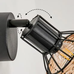 Hofstein Calamar Wandleuchte Schwarz, 1-flammig 17 Hofstein Calamar Wandleuchte Schwarz, 1-flammig -Wandleuchten Verkauf calamar wandleuchte h3579909 5