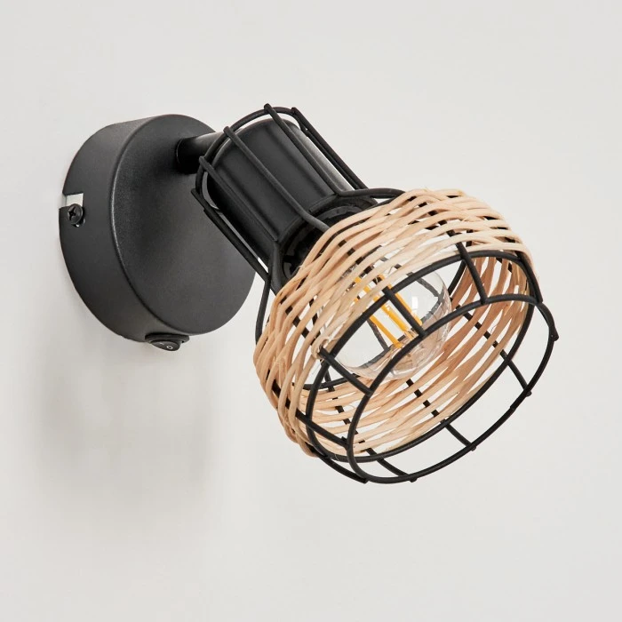 Hofstein Calamar Wandleuchte Schwarz, 1-flammig 8 Hofstein Calamar Wandleuchte Schwarz, 1-flammig - Image 8