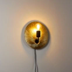 Hofstein Calcasieu Wandleuchte Schwarz-Gold, 1-flammig 26 Hofstein Calcasieu Wandleuchte Schwarz-Gold, 1-flammig -Wandleuchten Verkauf calcasieu wandleuchte h3316450 7