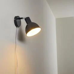 Hofstein Caney Wandleuchte Anthrazit, 1-flammig -Wandleuchten Verkauf caney wandleuchte h3316535 11