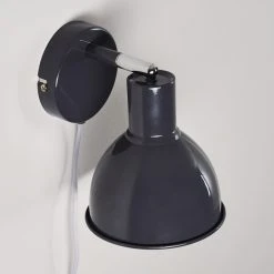 Hofstein Caney Wandleuchte Anthrazit, 1-flammig -Wandleuchten Verkauf caney wandleuchte h3316535 15