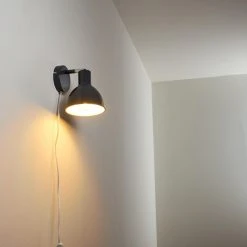 Hofstein Caney Wandleuchte Anthrazit, 1-flammig -Wandleuchten Verkauf caney wandleuchte h3316535 17