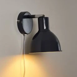 Hofstein Caney Wandleuchte Anthrazit, 1-flammig -Wandleuchten Verkauf caney wandleuchte h3316535 20