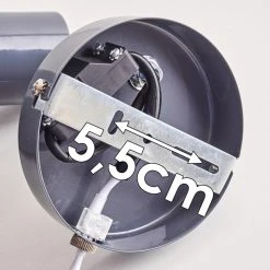 Hofstein Caney Wandleuchte Anthrazit, 1-flammig -Wandleuchten Verkauf caney wandleuchte h3316535 23